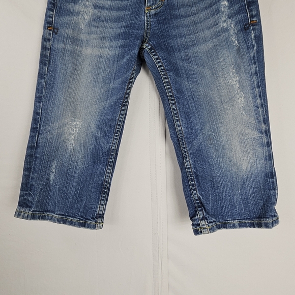 Vigoss factory distressed capri jeans size 28 - 5/6 - Picture 9 of 14